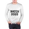 Мужской свитшот хлопок «Watch Dogs» white