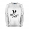 Мужской свитшот хлопок «Medusa Gang Logo» white