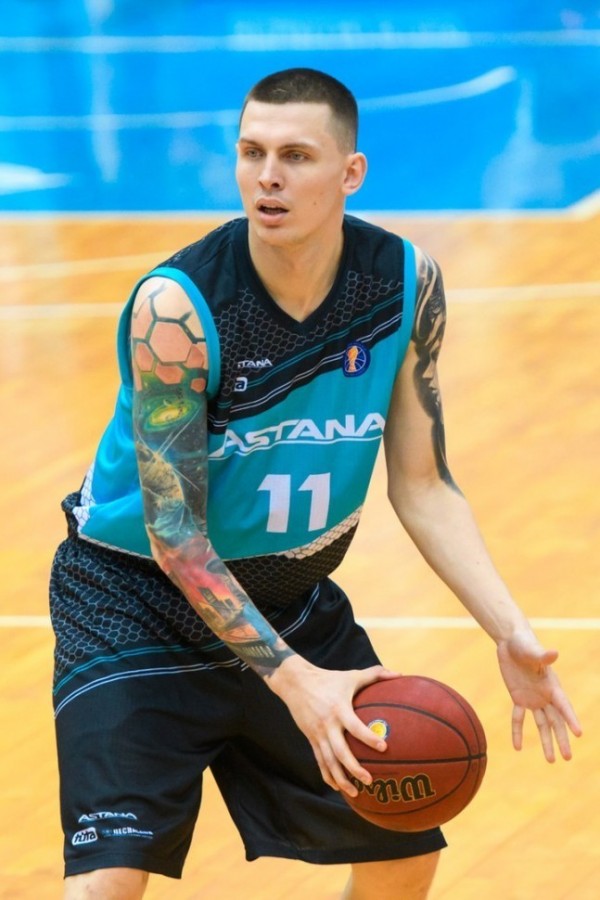 Баскетбольная майка Астана мужская синяя 2017/2018 7XL