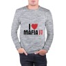 Мужской свитшот хлопок «I love Mafia 2» melange