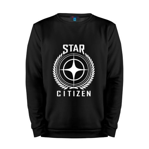 Мужской свитшот хлопок «Star Citizen» black