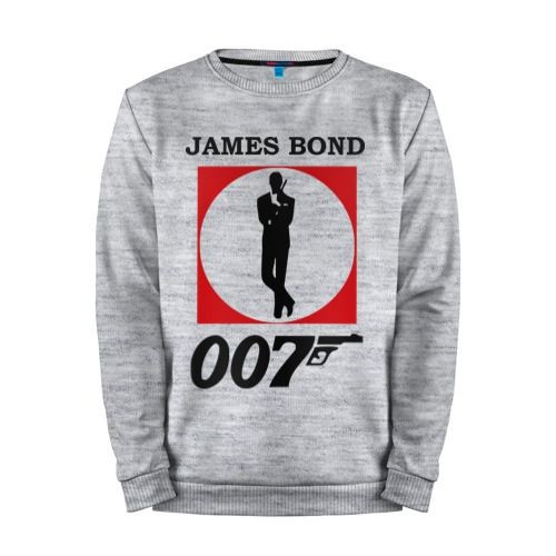 Мужской свитшот хлопок «James Bond» melange