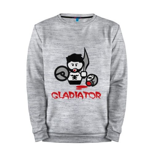 Мужской свитшот хлопок «Gladiator (Гладиатор)» melange