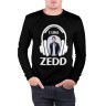 Мужской свитшот хлопок «I like Zedd» black