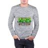Мужской свитшот хлопок «Plants vs zombies» melange