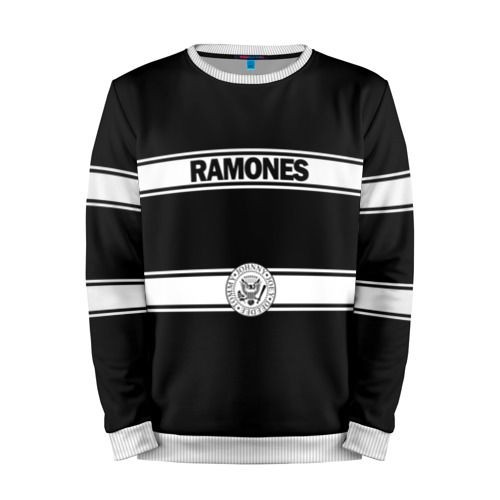 Мужской свитшот 3D «Ramones» white