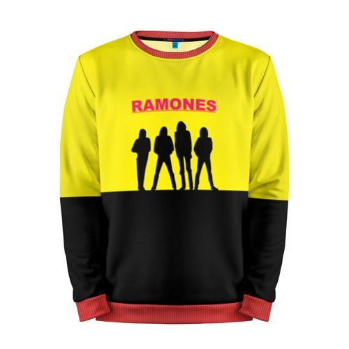 Мужской свитшот 3D «Ramones» red