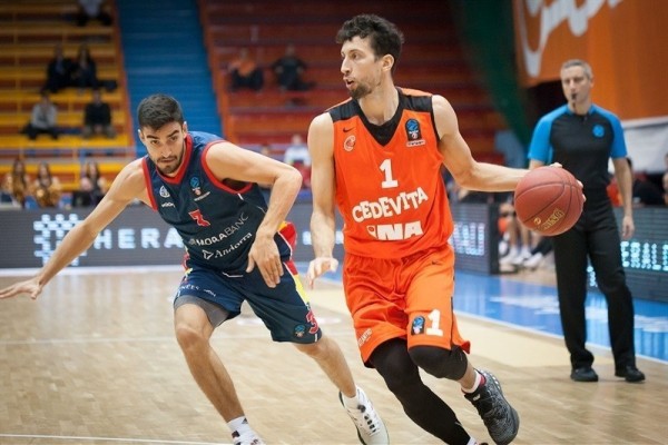 Баскетбольная майка Цедевита Загреб мужская оранжевая 5XL