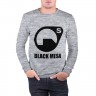 Мужской свитшот хлопок «Black mesa Black logo» melange