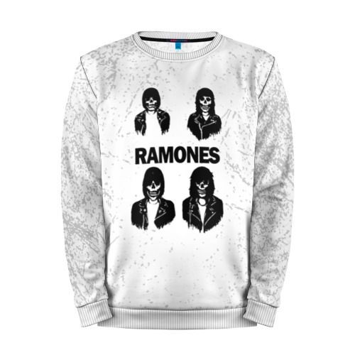 Мужской свитшот 3D «Ramones» white