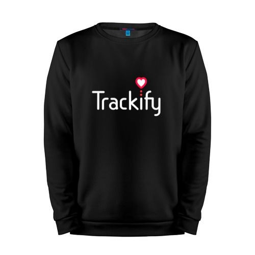 Мужской свитшот хлопок «GTA V - Trackify» black