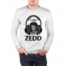 Мужской свитшот хлопок «I like Zedd» white