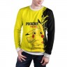 Мужской свитшот 3D «Pikachu Pika Pika» white