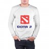 Мужской свитшот хлопок «Dota 2 logo» white