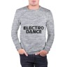 Мужской свитшот хлопок «Electro Dance» melange