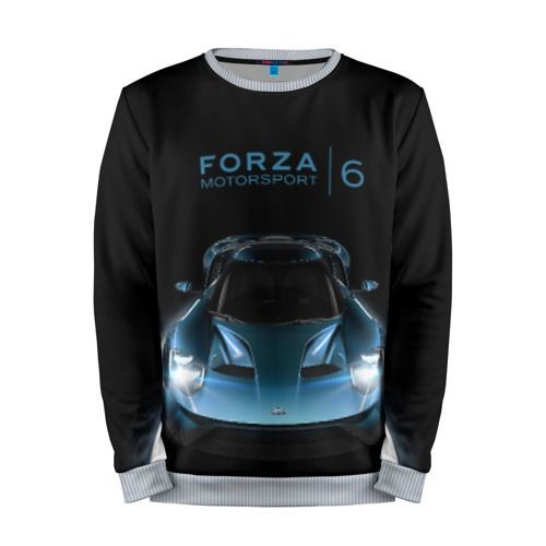 Мужской свитшот 3D «Forza» grey