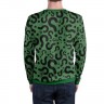 Мужской свитшот 3D «Загадочник (костюм)» green