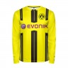 Мужской лонгслив 3D «Borussia Dortmund» white