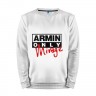 Мужской свитшот хлопок «Armin only - mirage» white